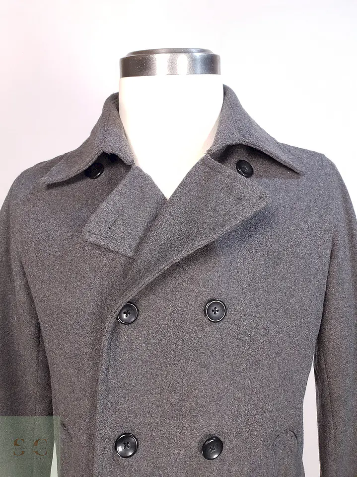 Abrigo Marinero Gris Japonés Louis Chavlon Talla XS 5