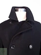 Abrigo Marinero Negro Merona Lana Talla M - Miniatura 3