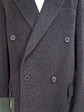 Abrigo Largo Cruzado Plomo Lana Cashmere Talla L - Miniatura 6