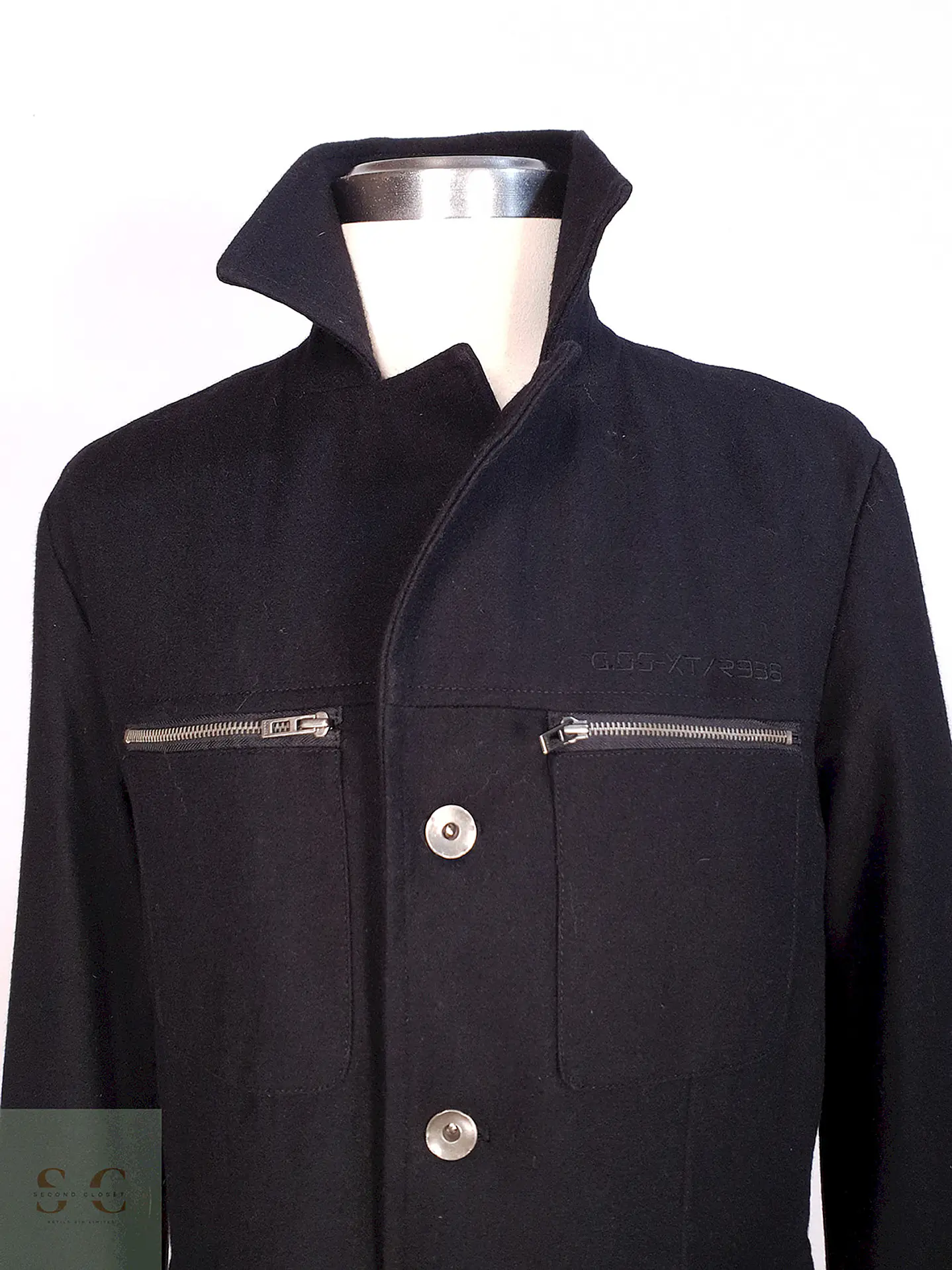 Abrigo Chaqueta Guess Jeans Lana Talla M 3