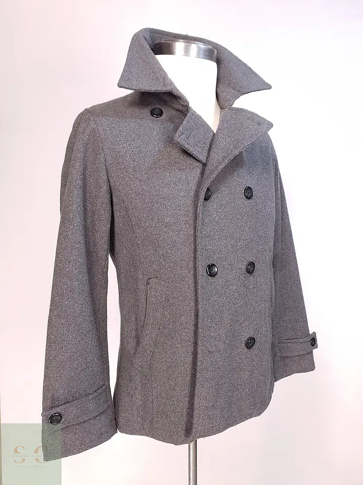 Abrigo Marinero Gris Japonés Louis Chavlon Talla XS 6