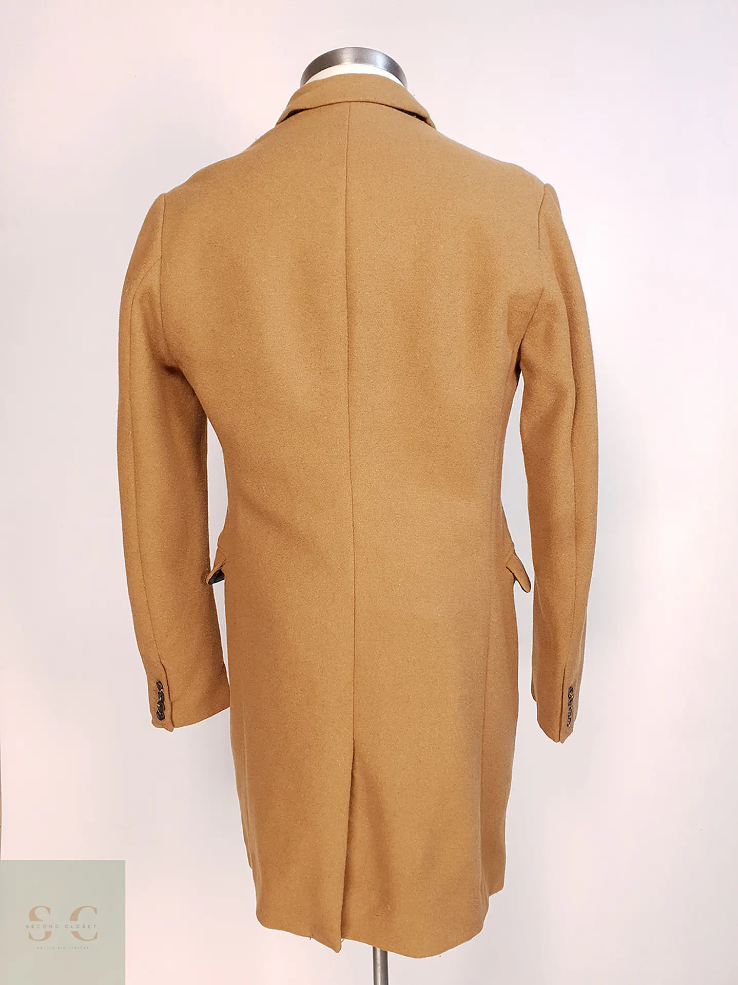 Abrigo Camel Pull and Bear Lana Talla S 6