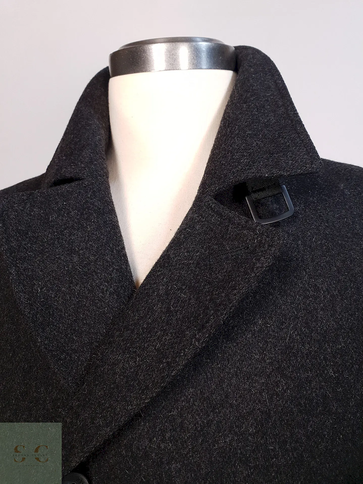 Abrigo Marinero Plomo Ted Baker - Lana Talla SM 6