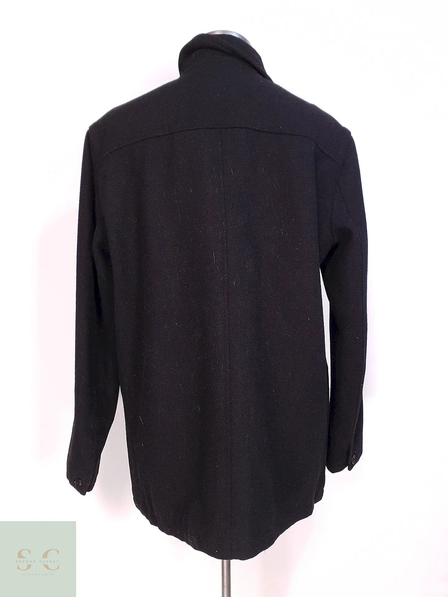 Abrigo J.Crew Grafito 100% Lana Thinsulate Talla XL 8