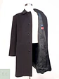 Abrigo Largo Plomo Marengo Italiano 100% Lana Virgen Piacenza Talla XXL - Miniatura 1
