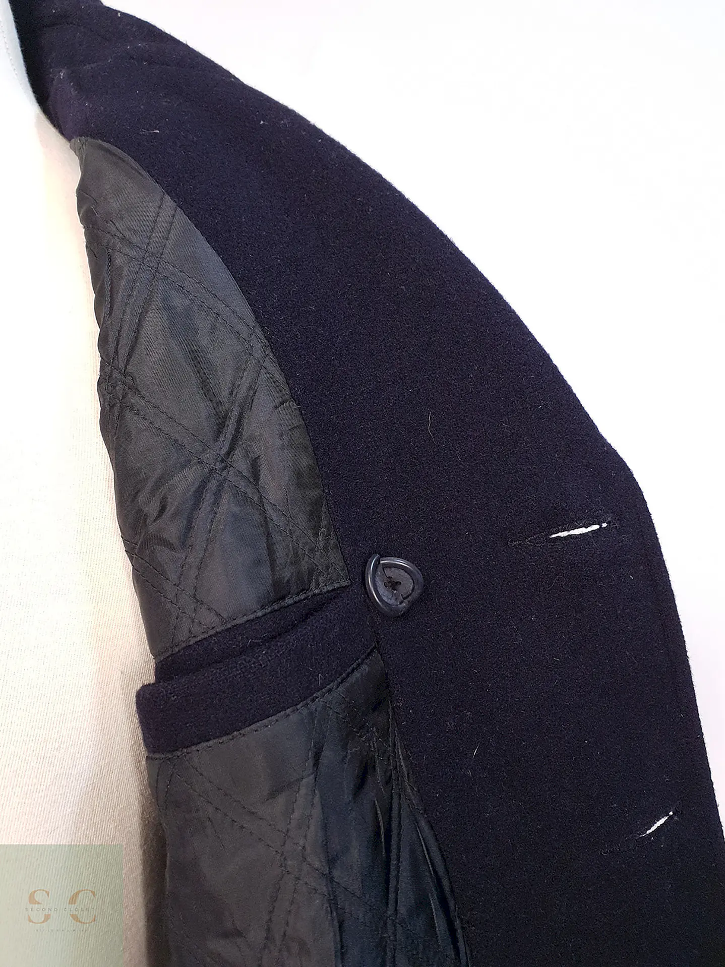 Abrigo Marinero Azul Gap - Lana Talla L 7