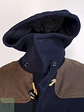 Abrigo Montgomery Pateewear Azul Marino Lana Talla ML - Miniatura 3