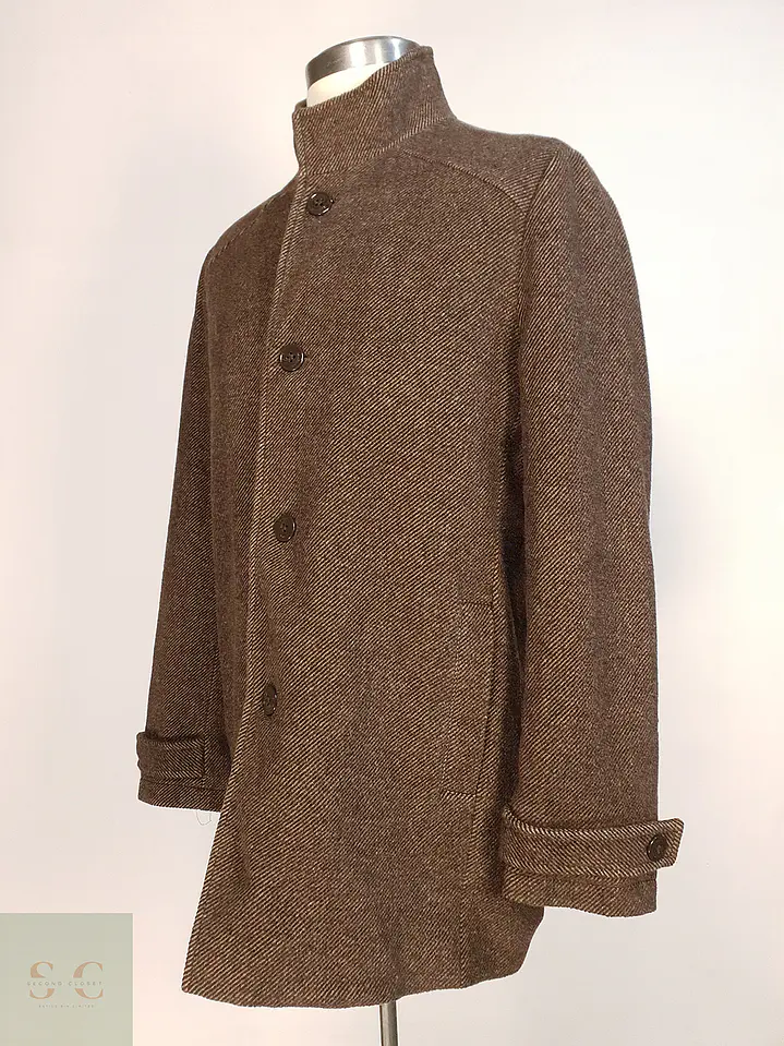 Abrigo Café Kenneth Cole Lana Talla ML 7