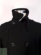 Abrigo Marinero Negro Old Navy Lana Virgen Talla L - Miniatura 4