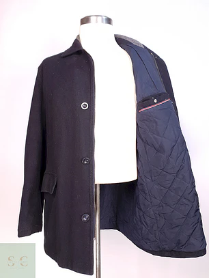 Abrigo Chaquetón Azul Navigare Lana Talla LXL