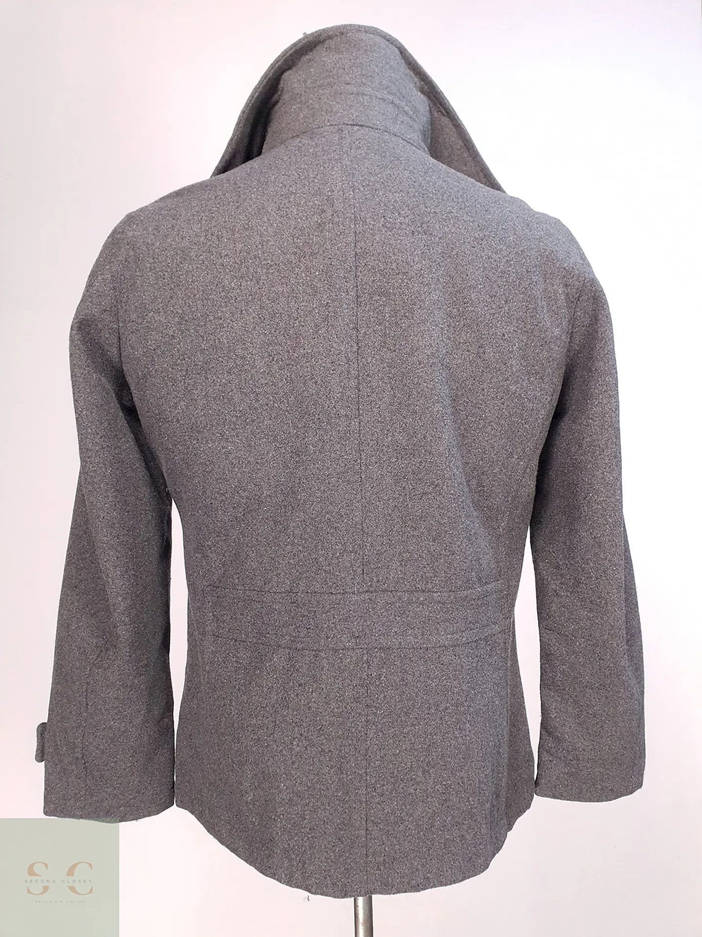 Abrigo Marinero Gris Japonés Louis Chavlon Talla XS 8