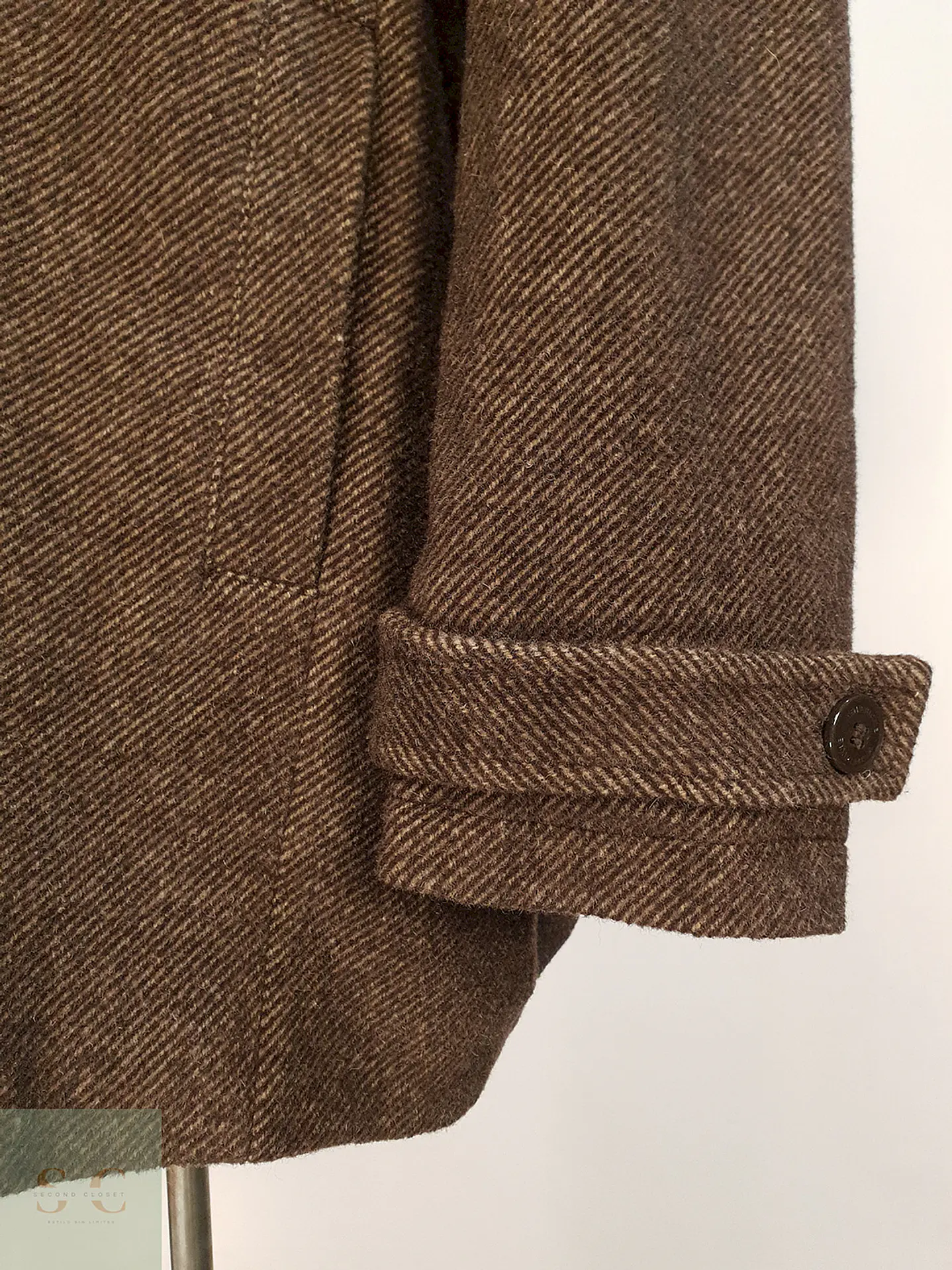 Abrigo Café Kenneth Cole Lana Talla ML 8