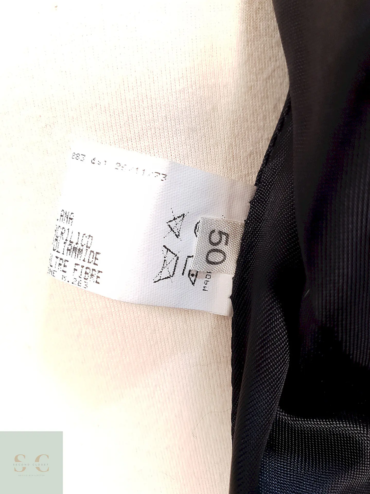 Abrigo Largo Azul Marino Merlet Original Lana y Lana de Cordero Talla LXL 9