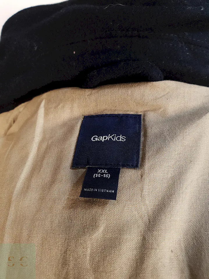 Abrigo Marinero Azul Gap Kids  Lana Talla S ( XL Niño ) 9