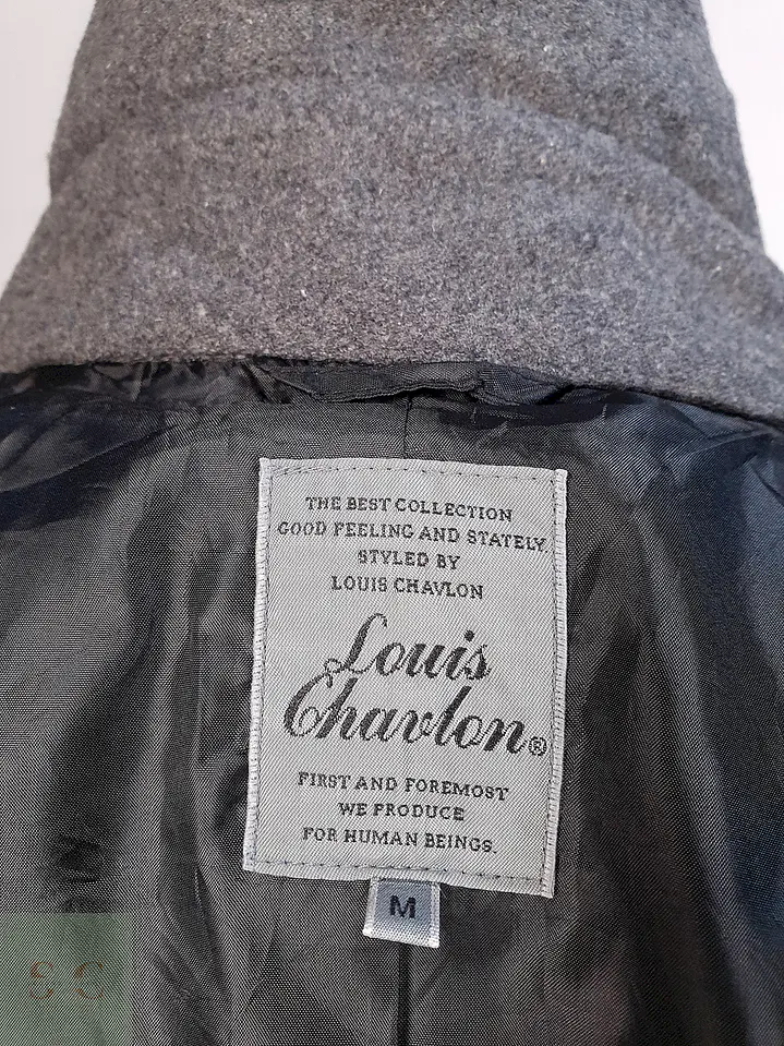 Abrigo Marinero Gris Japonés Louis Chavlon Talla XS 9