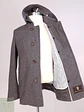 Abrigo Corto Gris Lana Cashmere Mens Melrose con Chaleco Talla SM - Miniatura 10