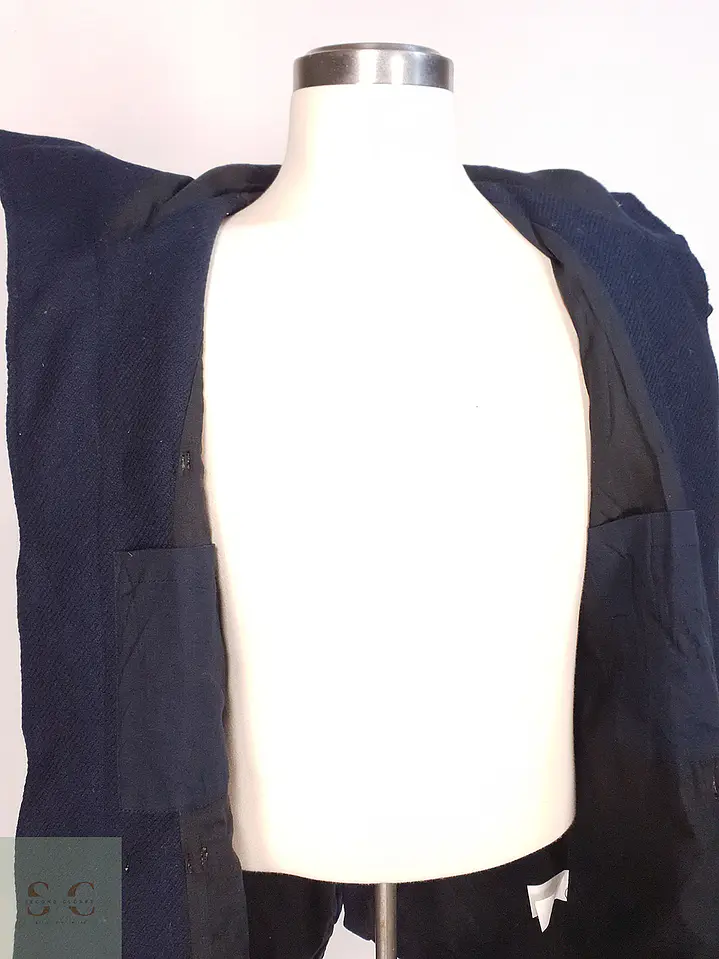 Abrigo Montgomery Pateewear Azul Marino Lana Talla ML 9