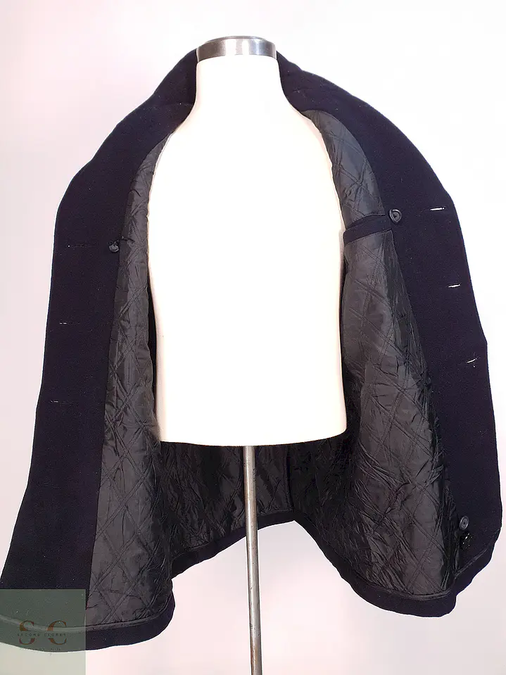 Abrigo Marinero Azul Gap - Lana Talla L 10