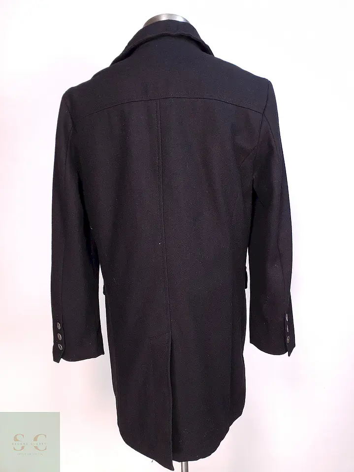 Abrigo Chaqueta Guess Jeans Lana Talla M 10