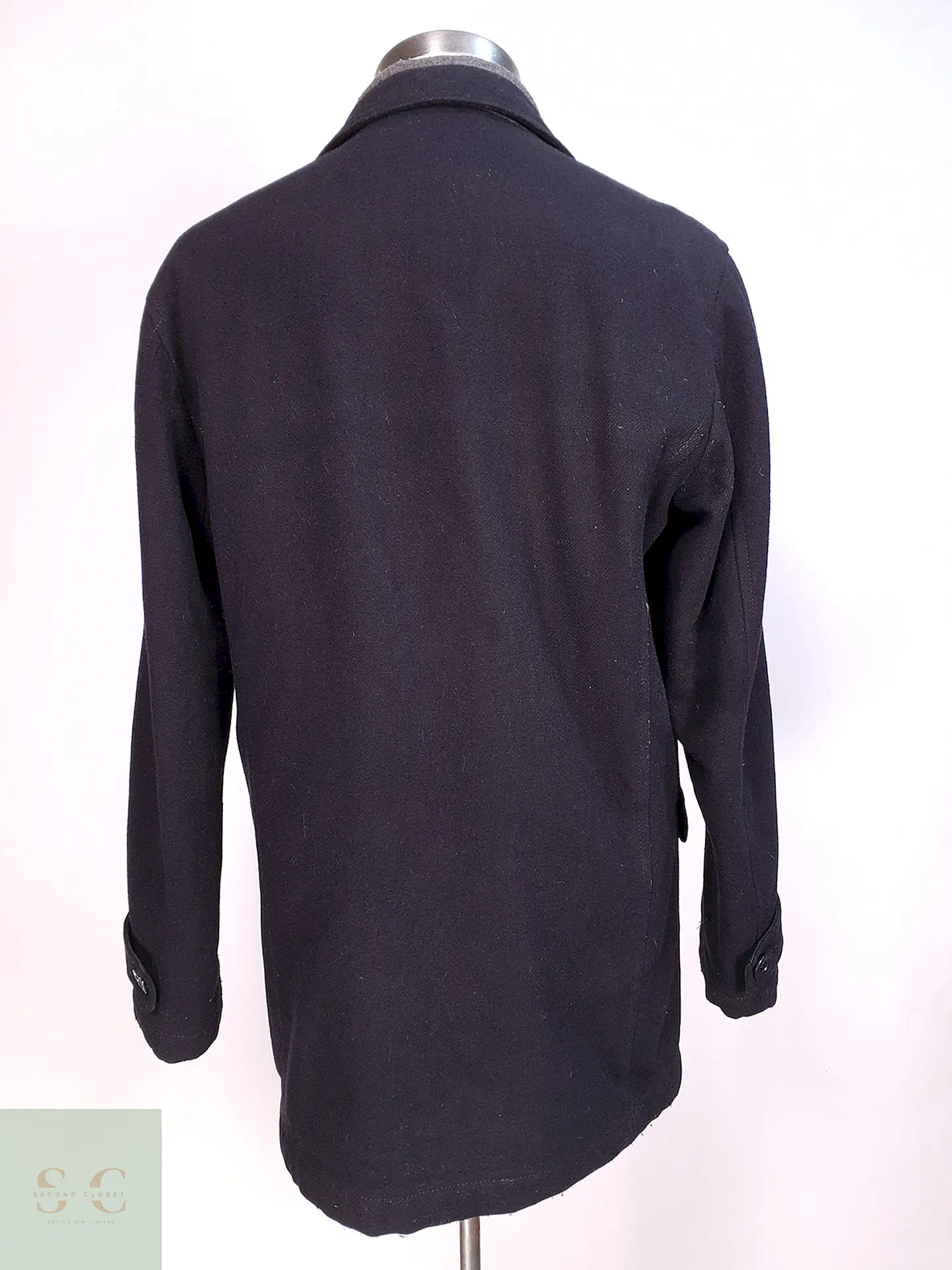 Abrigo Chaquetón Azul Navigare Lana Talla LXL 9