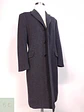 Abrigo Largo Plomo San Remo Lana Virgen Cashmere Talla 2XL - Miniatura 1