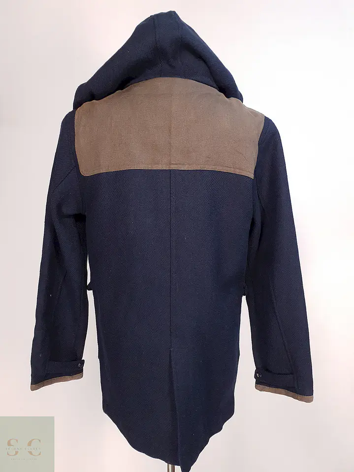 Abrigo Montgomery Pateewear Azul Marino Lana Talla ML 10
