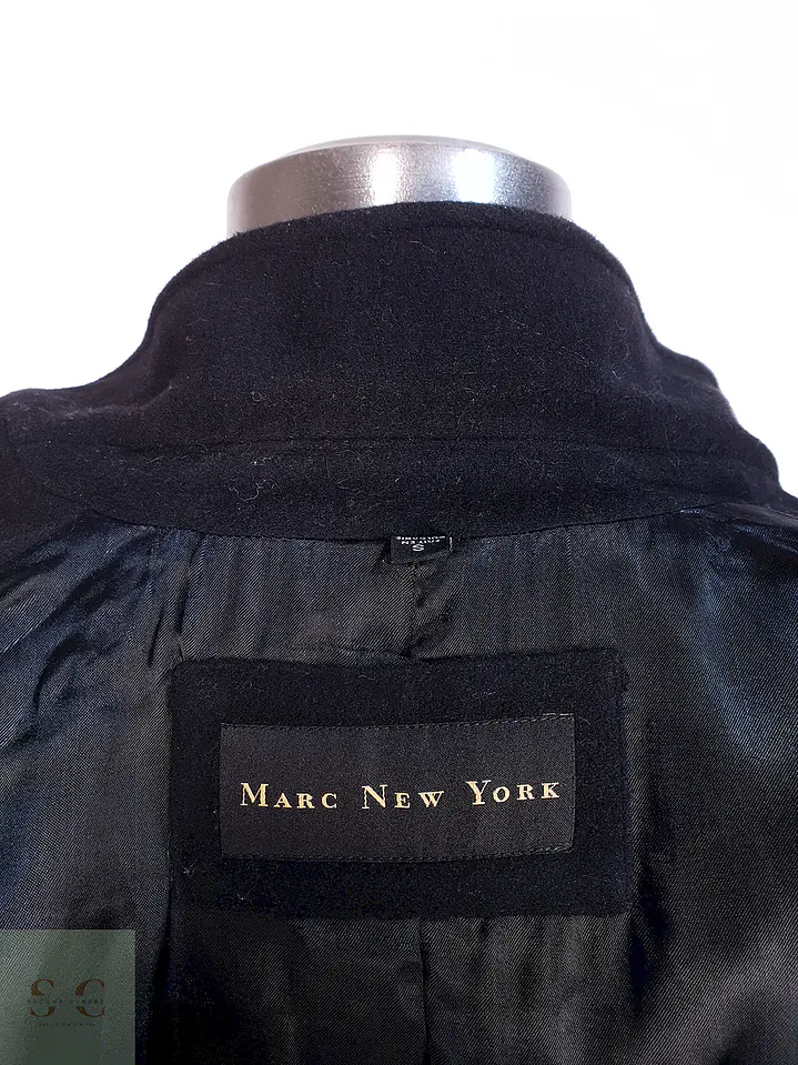 Abrigo Clásico Grafito Marc New York Lana Talla ML 11