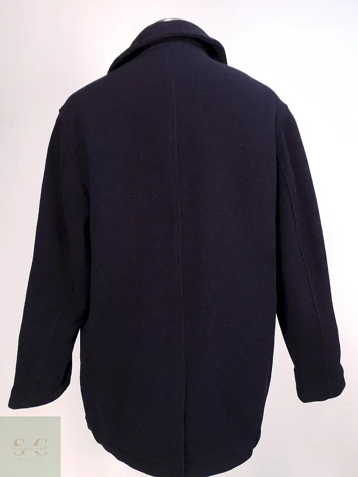 Abrigo Marinero Azul Gap - Lana Talla L 12