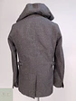 Abrigo Corto Gris Lana Cashmere Mens Melrose con Chaleco Talla SM - Miniatura 12