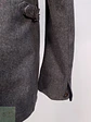 Abrigo Corto Gris Lana Cashmere Mens Melrose con Chaleco Talla SM - Miniatura 13