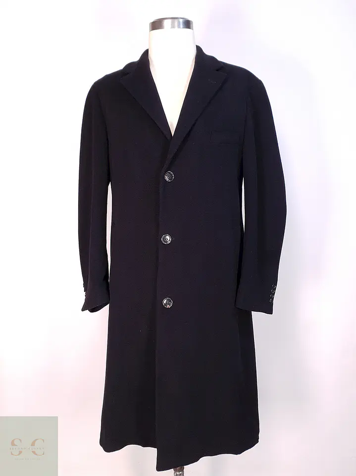 Abrigo Largo Italiano Prague Lana Cashmere Talla XL 2