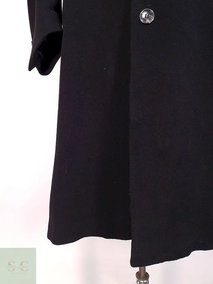 Abrigo Largo Italiano Prague Lana Cashmere Talla XL 11