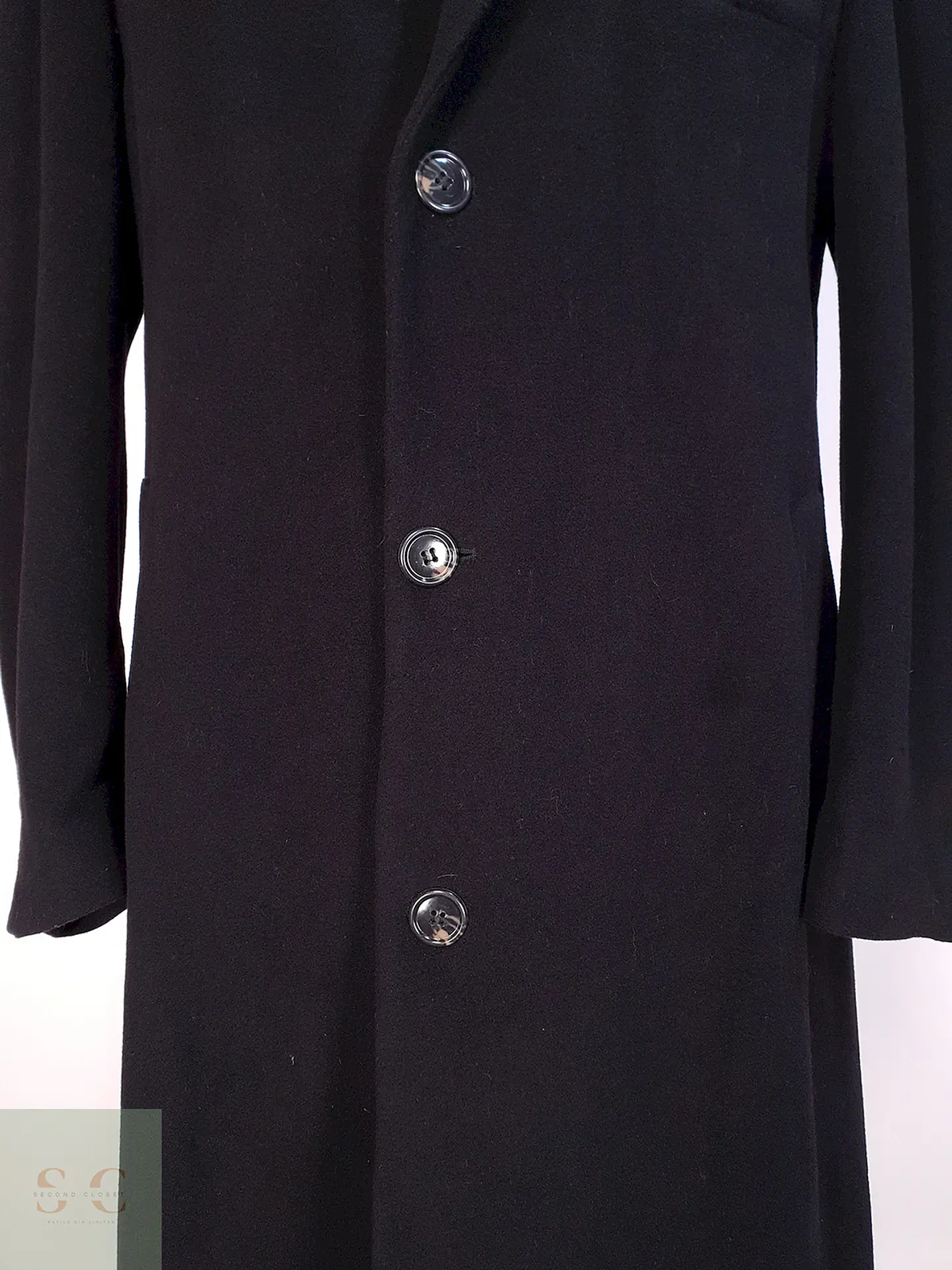 Abrigo Largo Italiano Prague Lana Cashmere Talla XL 8