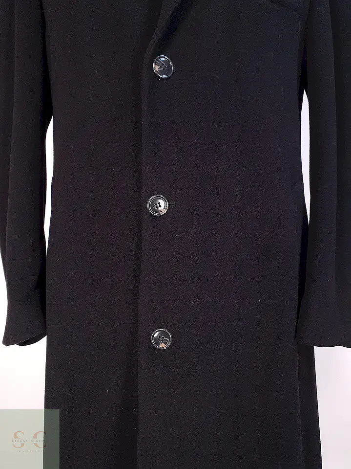 Abrigo Largo Italiano Prague Lana Cashmere Talla XL 8