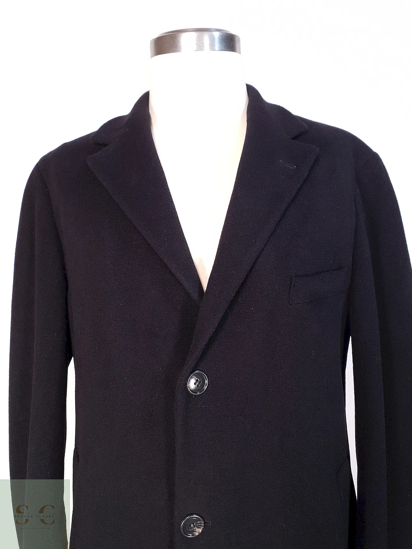 Abrigo Largo Italiano Prague Lana Cashmere Talla XL 4