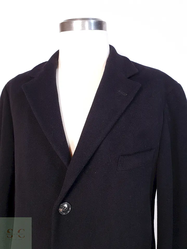 Abrigo Largo Italiano Prague Lana Cashmere Talla XL 5