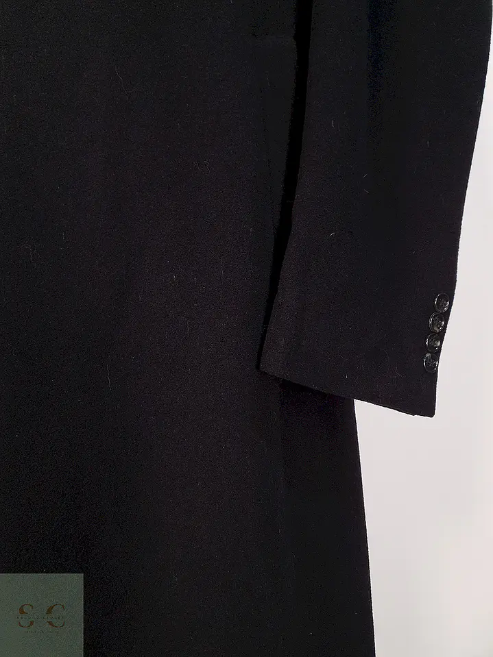 Abrigo Largo Italiano Prague Lana Cashmere Talla XL 12