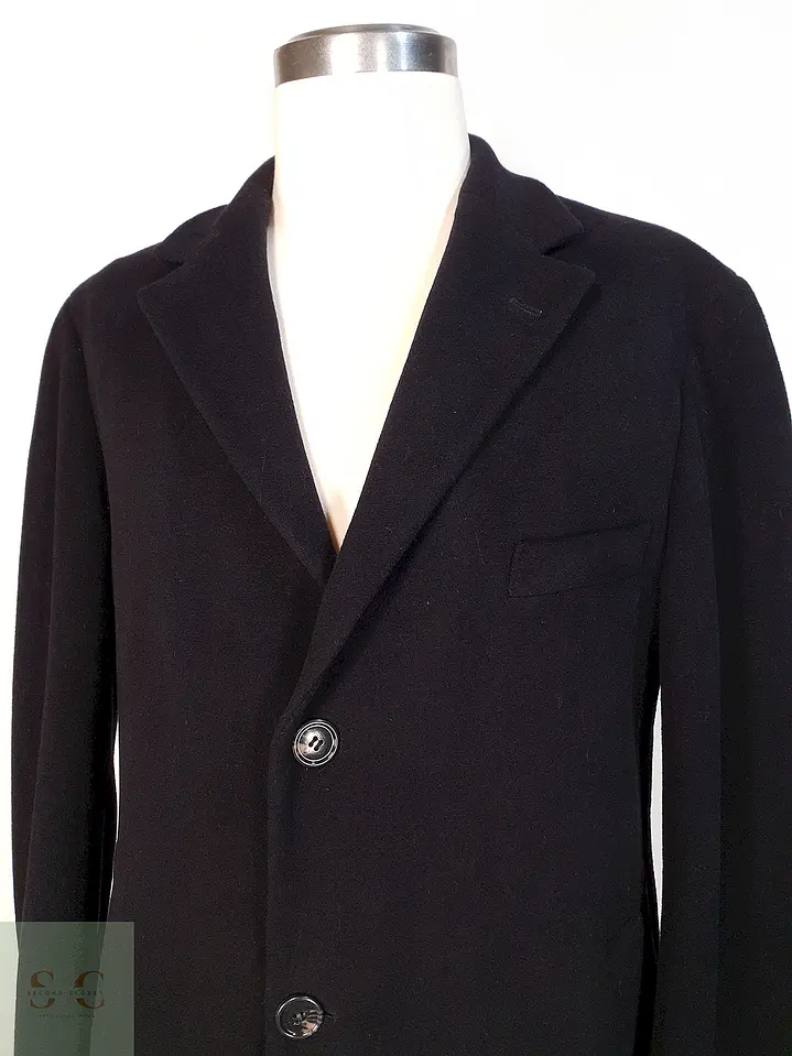 Abrigo Largo Italiano Prague Lana Cashmere Talla XL 6