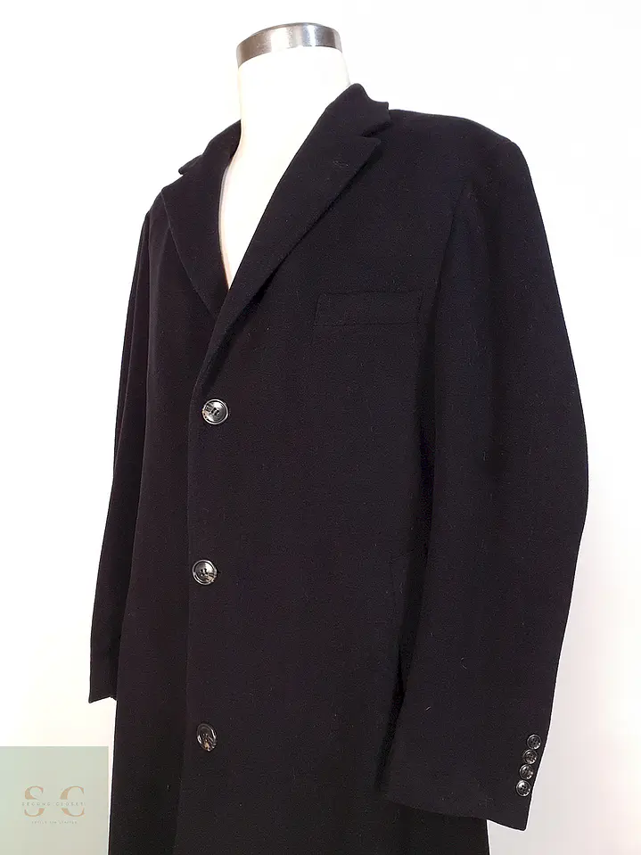 Abrigo Largo Italiano Prague Lana Cashmere Talla XL 3