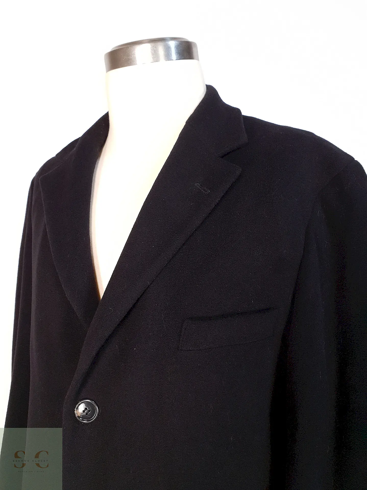 Abrigo Largo Italiano Prague Lana Cashmere Talla XL 7