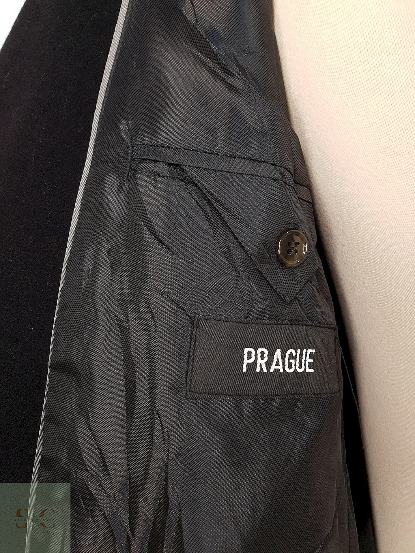 Abrigo Largo Italiano Prague Lana Cashmere Talla XL 15