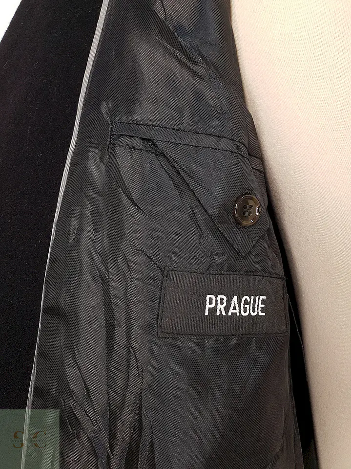 Abrigo Largo Italiano Prague Lana Cashmere Talla XL 15