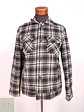 Chaqueta Leñadora KWN Cuadros Negro, Blanco y Beige – Talla SM - Miniatura 1