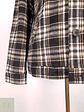 Chaqueta Leñadora KWN Cuadros Negro, Blanco y Beige – Talla SM - Miniatura 5