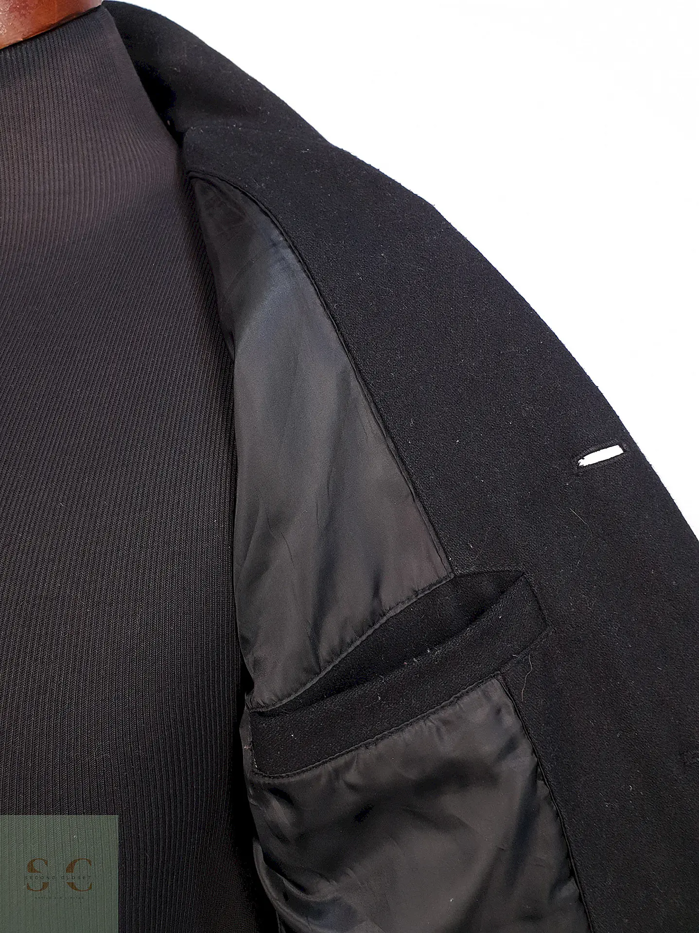 Chaqueta Negra Heritage 1981 Lana Talla S 8