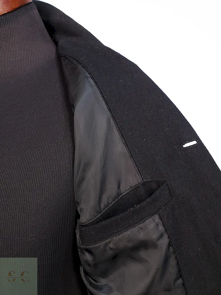 Chaqueta Negra Heritage 1981 Lana Talla S 8