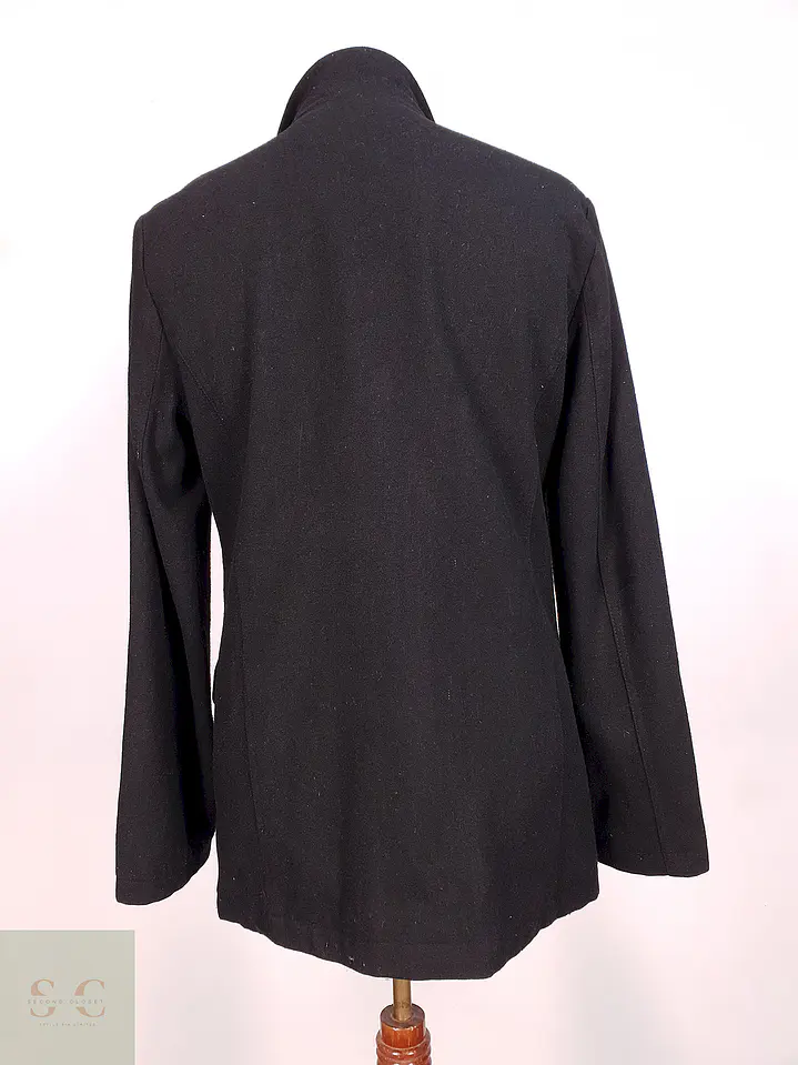 Chaqueta Negra Heritage 1981 Lana Talla S 10
