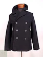 Abrigo Marinero Negro Old Navy Lana Talla SM - Miniatura 1