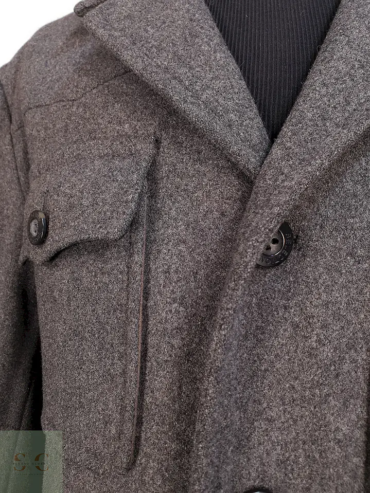 Chaqueta Abrigo S. Oliver Selección Gris Lana Talla XL 7