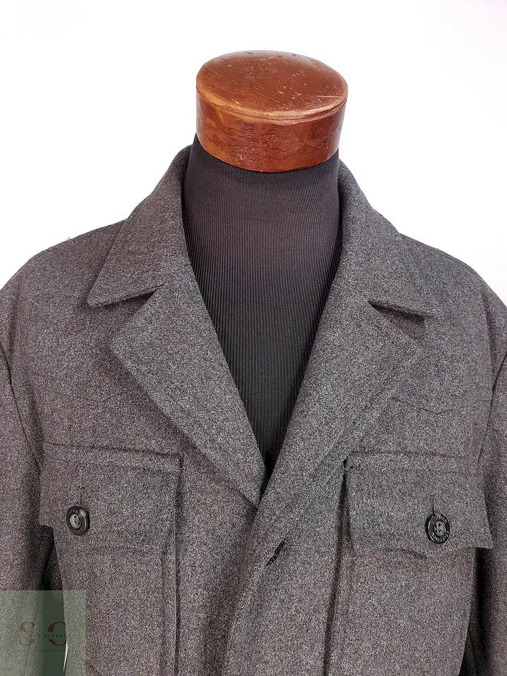 Chaqueta Abrigo S. Oliver Selección Gris Lana Talla XL 2